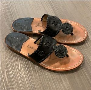Black Jack Rogers Sandals